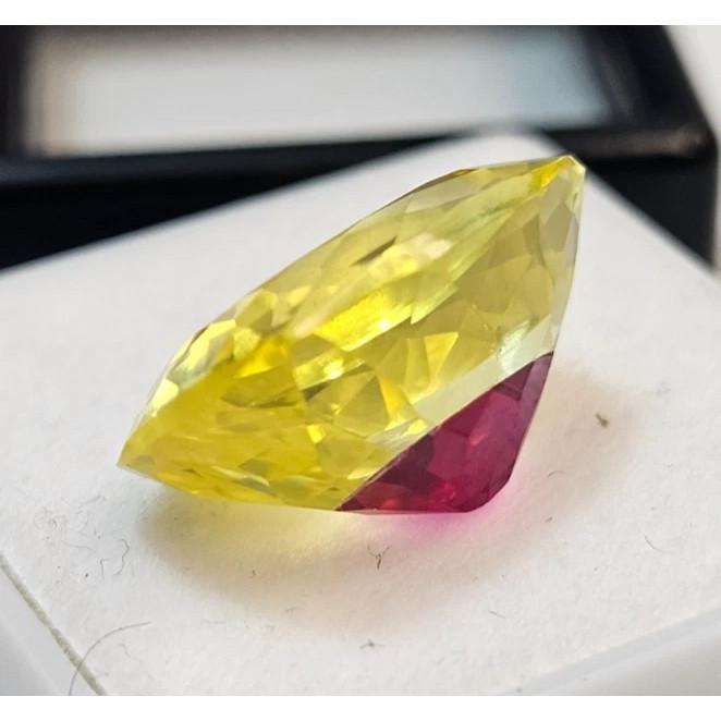 Certified Natural Pitambari Sapphire Cushion Cut 12-13 Ct Stunning Gemstone