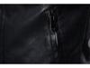 Men's Cross-Border Leather Stand-Up Collar Motorcycle Jacket - European and American Style Spring Outerwear