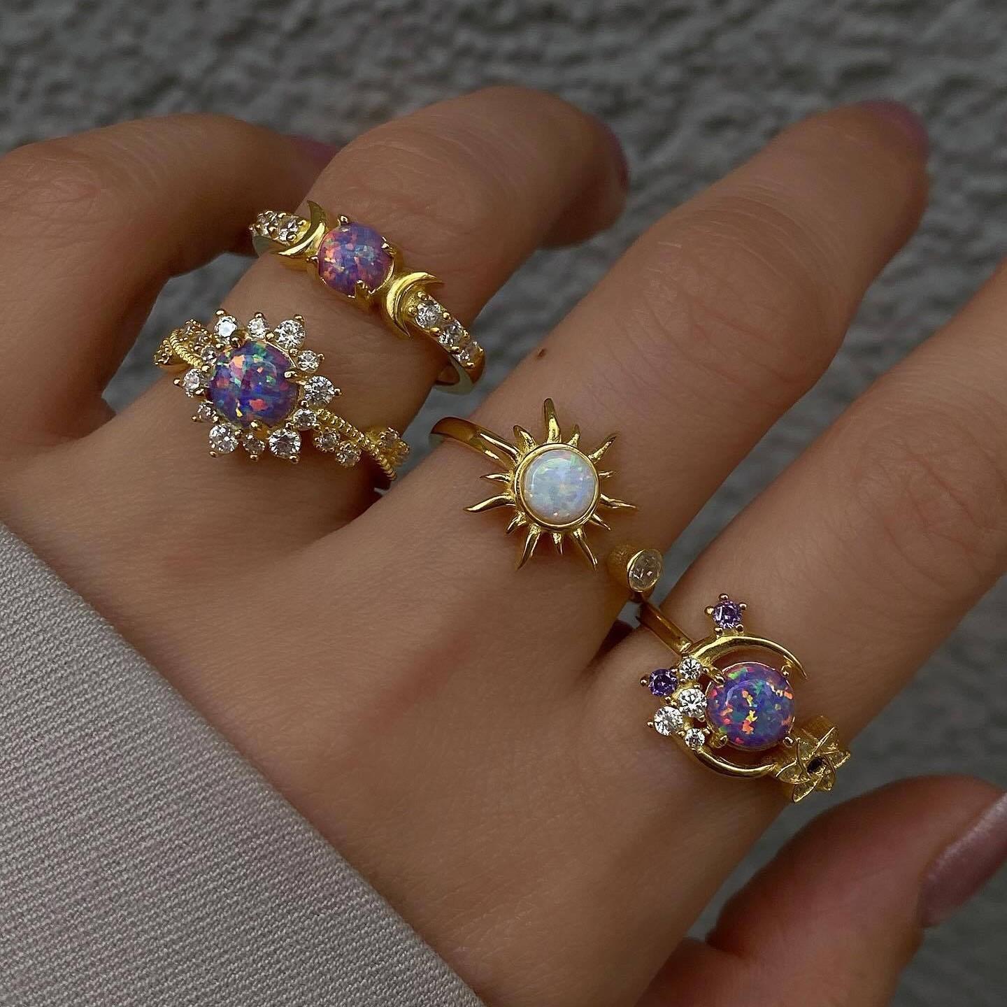 

1pc Vintage Wings Ring, Unisex Trendy Open Ring золотой