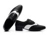Pantofi de Dans Bărbați Pantofi de Dans Latin Ballroom Talpă Moale Piele Neagră Pantofi Jazz Pentru Băieți Tocuri 2.5cm Pantofi de Antrenament Petrecere Dans