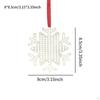 3Pcs Wooden Cross Stitch Kits Christmas Tree Hanging Decorations DIY Pedants Sets with 12
