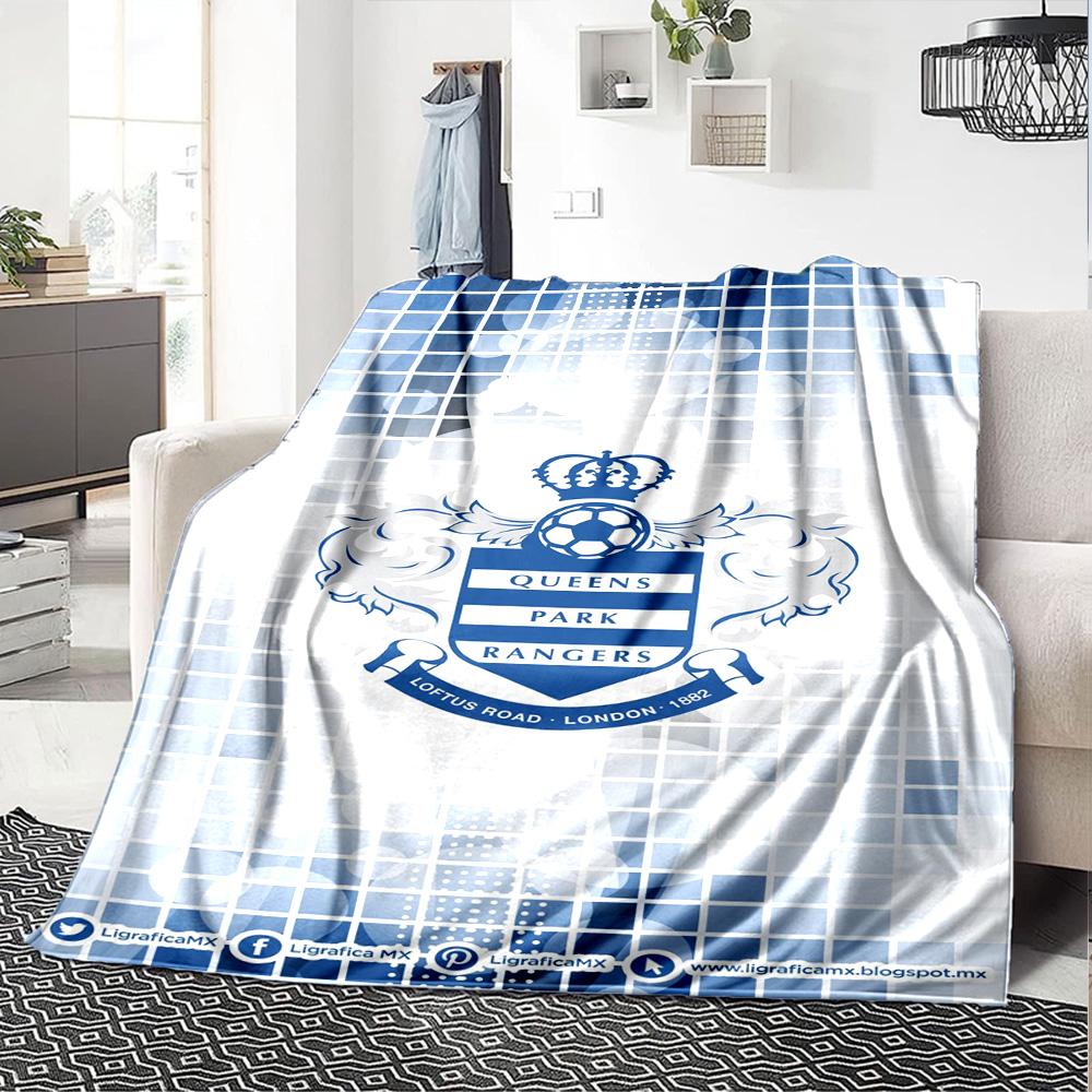 Queens Park Rangers fc Druck Flanelldecke Hohe Qualität Warm Bequem Decke für Alle Jahreszeiten Perfekt für Geschenke Heimdekoration