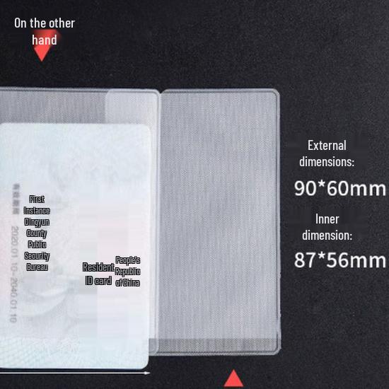 

Сделка для нового пользователя: Прозрачный антимагнитный кармашек для карт - Подходит для банковских, IC, ID и проездных карт