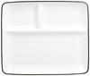 Nature Meal Microwave-Safe Plates, 2-Piece Set, White, M15740-6