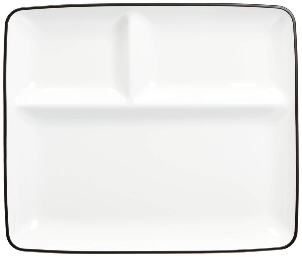 Nature Meal Microwave-Safe Plates, 2-Piece Set, White, M15740-6