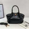 Dumpling Shape Tote Bag Women's Crossbody Bag PU Material High Texture Soft Leather Handbag Large Capacity Underarm Bag
