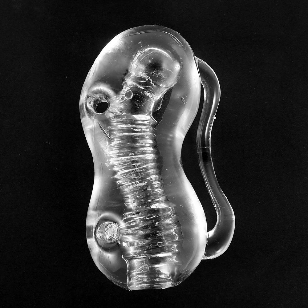 Male Masturbator Transparent Penis Trainer Sex Toys For Men Masturbatings Erotic Products Adult Toys