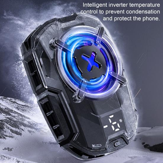 Langlebiger Handy-Kühler, Temperaturanzeige, Typ-C-Ladewärmeableitung