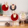 Christmas Decoration Creative Ornaments Elk Old Man Desktop Plush Fawn Decoration Christmas Decoration Scene Layout