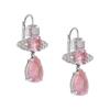 Vivienne Westwood Earrings Women's Milk Diamond Silver 6202015N-02P652