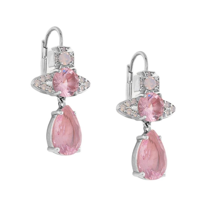 Vivienne Westwood Earrings Women's Milk Diamond Silver 6202015N-02P652