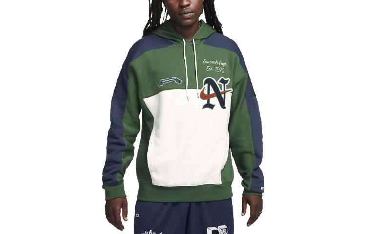 Nike Sweatshirts Men s Green Hooded Moderate Regular FQ6156-323 S