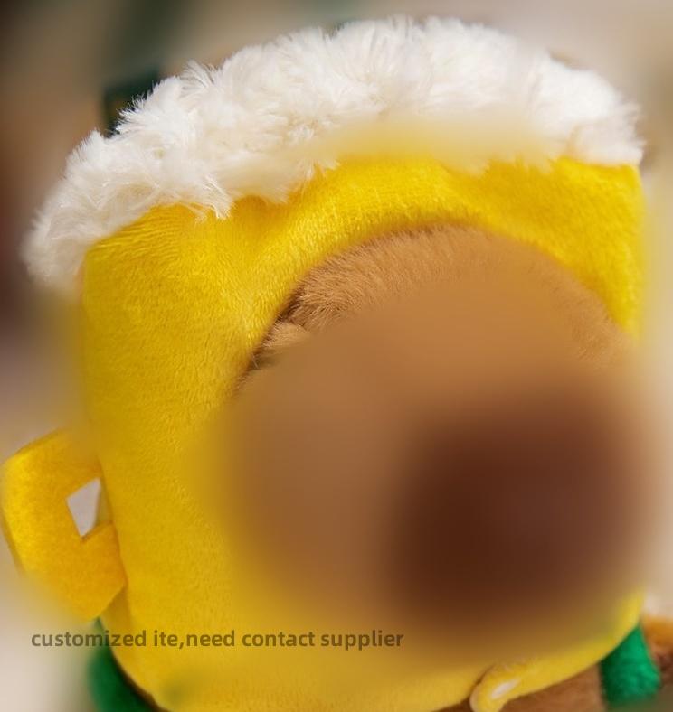 Dropshipping Robbing DogPlush Toy Stuffed Trick Capibara Black Masked Puppy Dog Plush Toys for Kids Birthday Gift for Boy