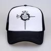 New Brand Fashion Unisex Jesus Christ Cross Print Baseball Caps Summer Outdoor moveUnisext Unisex Women Mesh Trucker Cap Ha