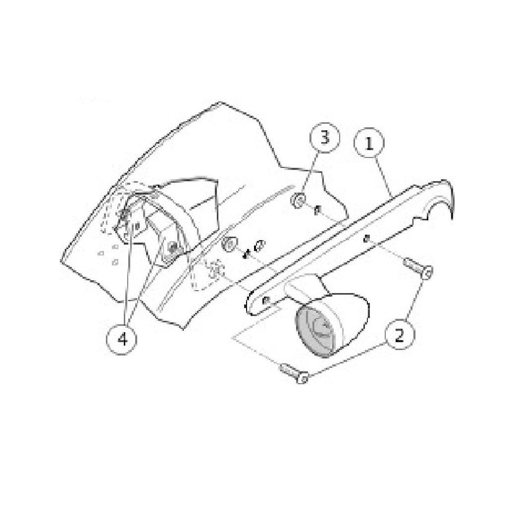 Harley-Davidson Genuine Detachable Docking Hardware Kit for Sportster 2004-Up, OEM 53529-04
