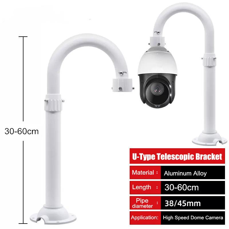 High Speed Dome PTZ Camera Wall Ceiling Mount Bracket Outdoor Surveillance Camera Telescopic Bracket for Hikvision Dahua Camera
