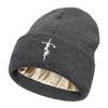 Embroidered Letter Beanies Bonnet For Women&Men 2Layer Silk Satin Lined Anti Static Knitted Hat Autumn Winter SKi Skullies Cap