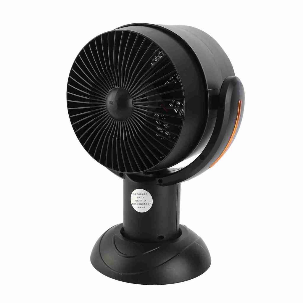 Portable Desktop Range Hood Negative Ion 2 Speed Detachable Filter Oil Collection Cup Kitchen Exhaust Fan for Indoor BBQ Hot Pot USB Rechargeable