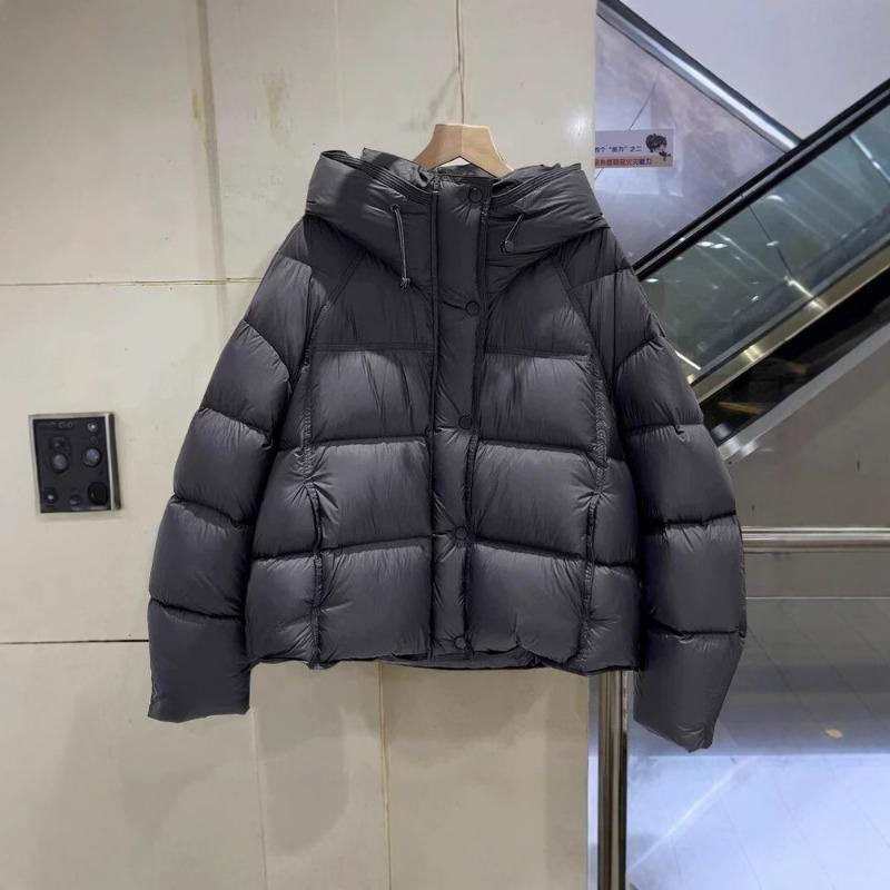 Short hooded cloud puffs thickened bread clothes women's cotton clothes winter new large size loose coat