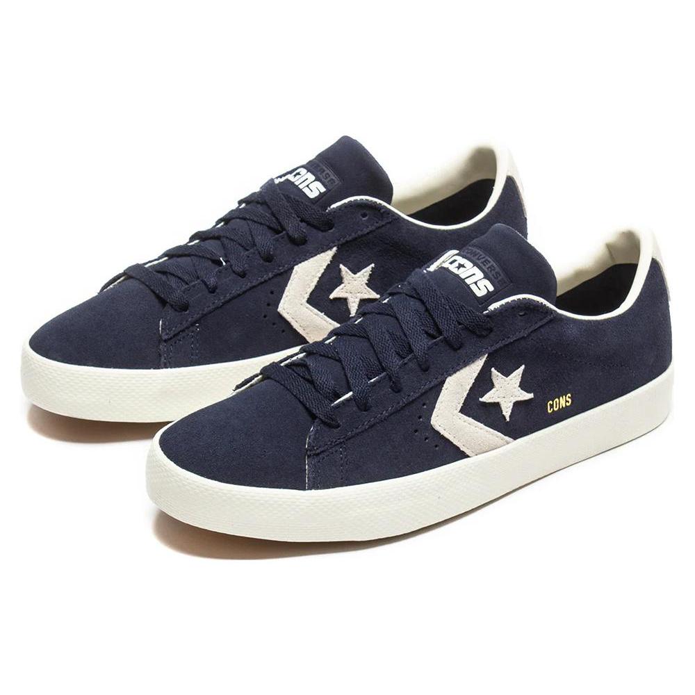 New Converse Cons Pro Leather Vulc Pro Suede Low 'Obsidian' A02954C