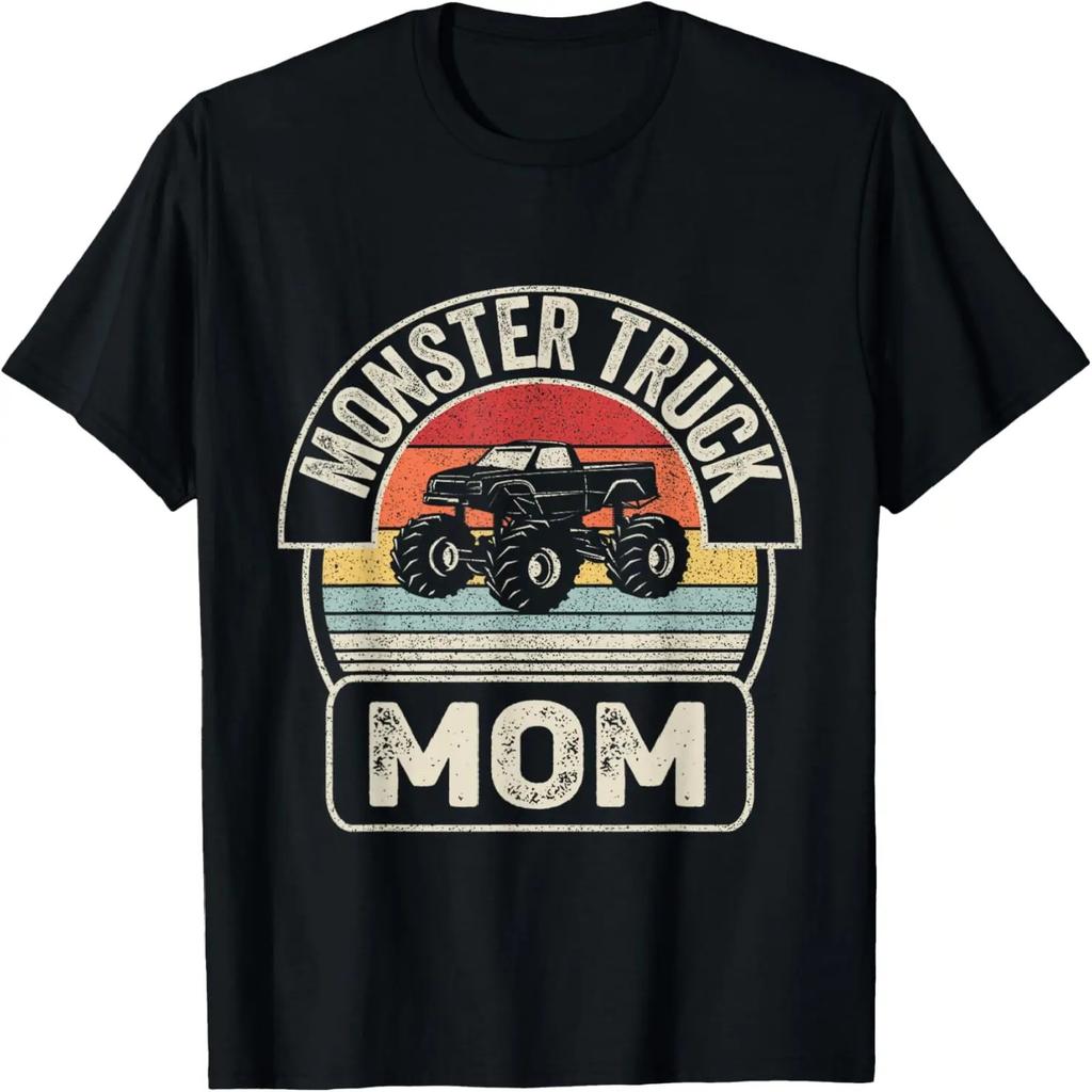 Retro Vintage Monster Truck Mom T-Shirt