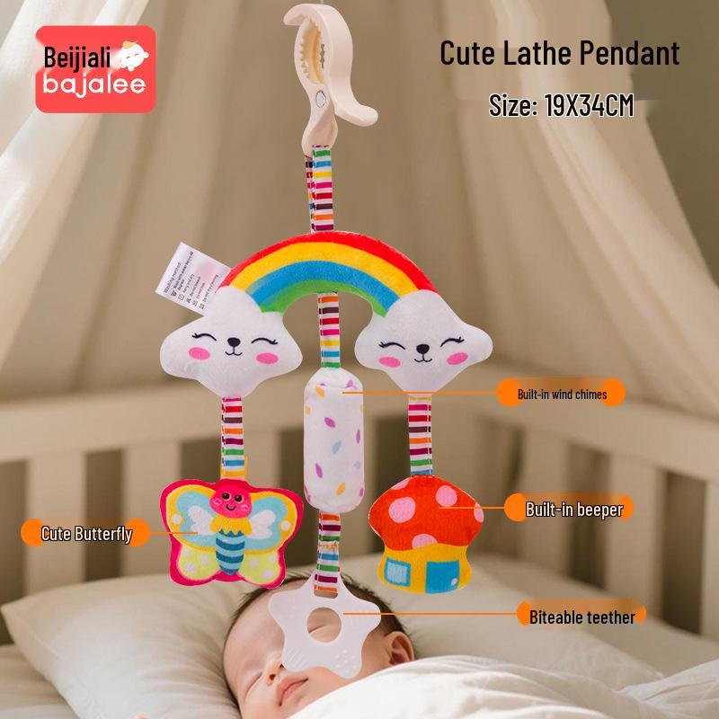 Baby Stroller Mobile: Crib Rattle & Car Seat Soothing Toy