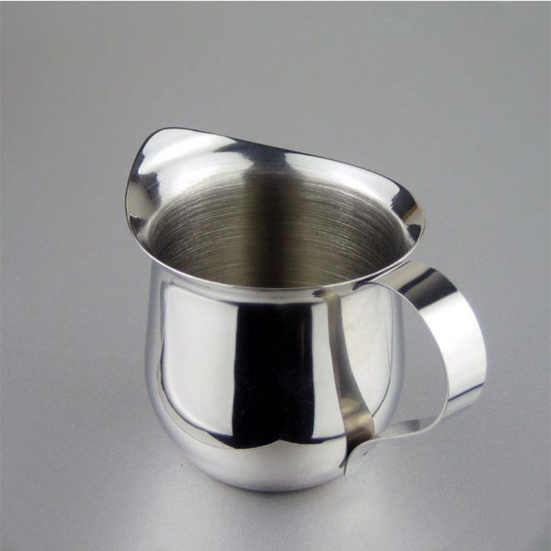 Stainless Steel Milk Cup - Fashion Coffee & Milkshake Mixer with Pour Spout