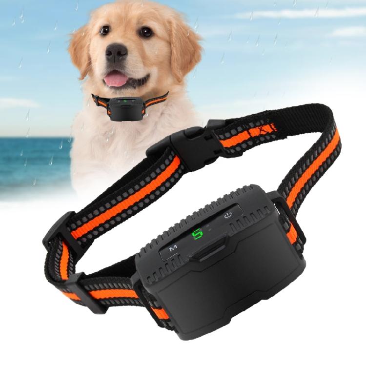 Rechargeable Dog Barking Collar with Adjustable Sensitivity Training Device for Dog Neck Circumference 8-25in