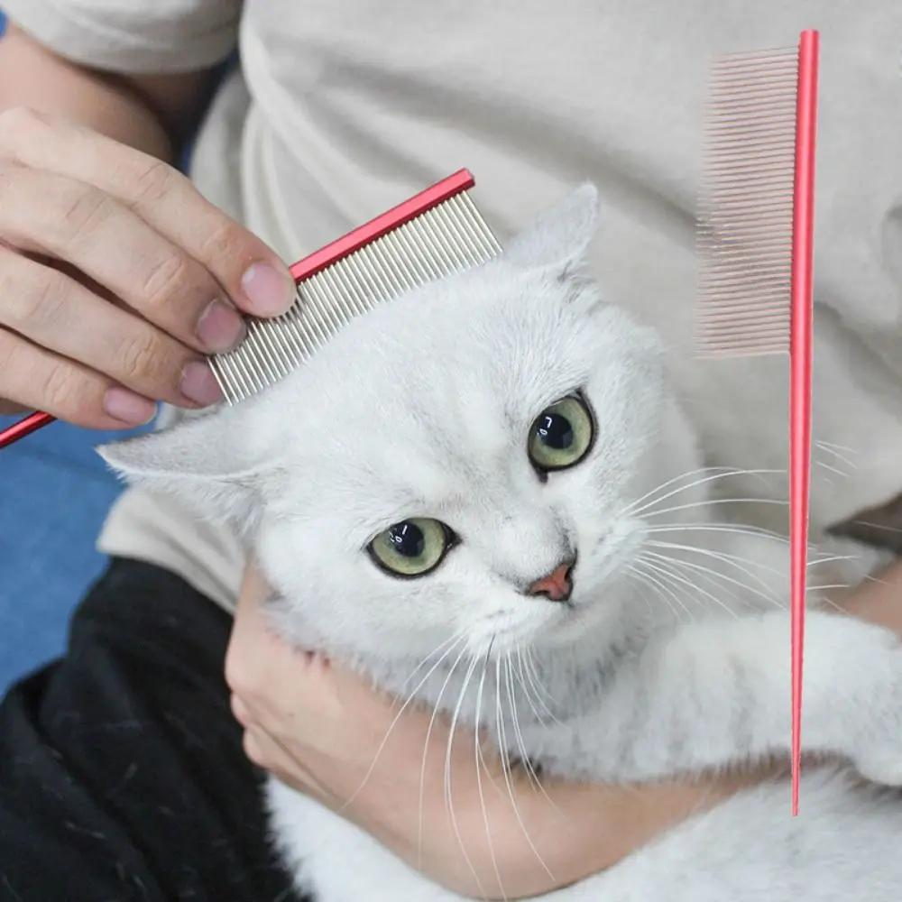 Pet Hair Comb Metal Shedding Dog Grooming Comb Hair Remover Cat Dogs Cleaning Brush Cats Pets Accessories