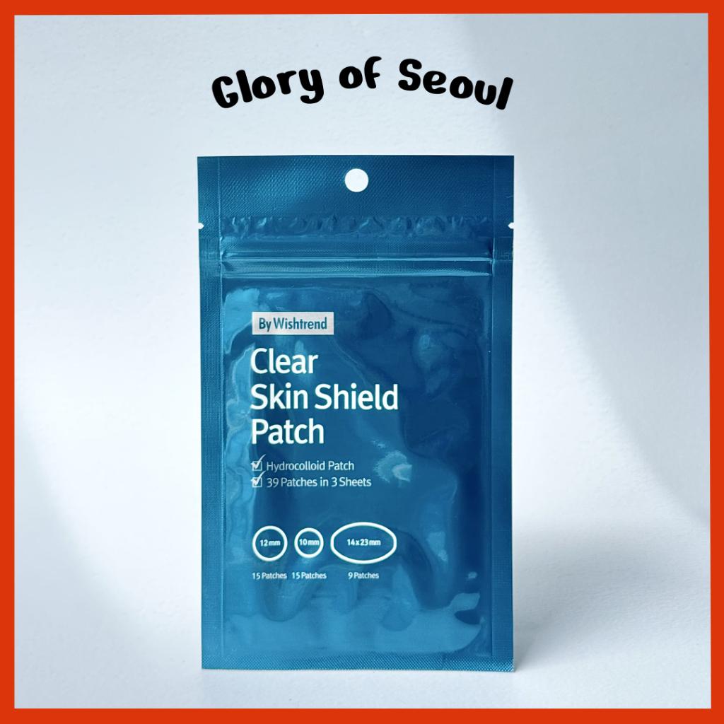 BY WISHTREND Clear Skin Shield Patch 39 Patches in 3 Sheets