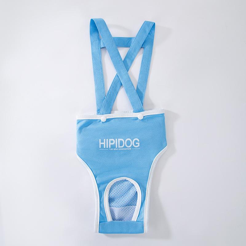 

Физиологические штаны для собак среднего и крупного размера, одежда для питомцев шиба-ину XL (recommended weight 18-12 kg) синий