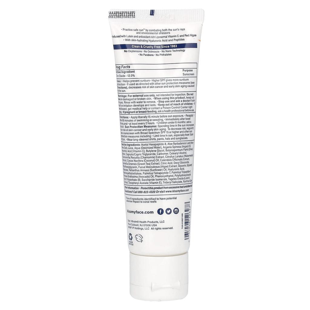 50 Face Factor, Mineral Sunscreen, Spf 50, 59Ml(2Fl Oz)