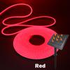 DC24V Solar LED Neon Strip Light Waterproof Warm White Blue Red Pink 6x12mm 2835 120LEDs/m Flexible Neon Rope Light Garden Decor