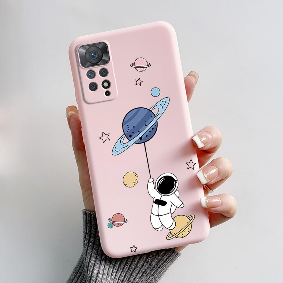 For Redmi Note 11S Note 11 Pro 5G 4G Case Cute Rabbit Panda Protector Fundas Cover For Redmi Note 11 note11E Silicone Phone Case