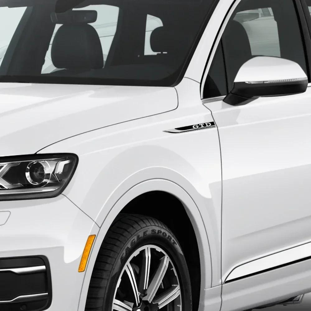 Golf 3 4 MK3 MK4 2026 Hot For VW VOLKSWAGEN Metal Car Fender Side Emblem Sticker Rear Trunk Badge for Volkswagen VW GTD BORA GOL