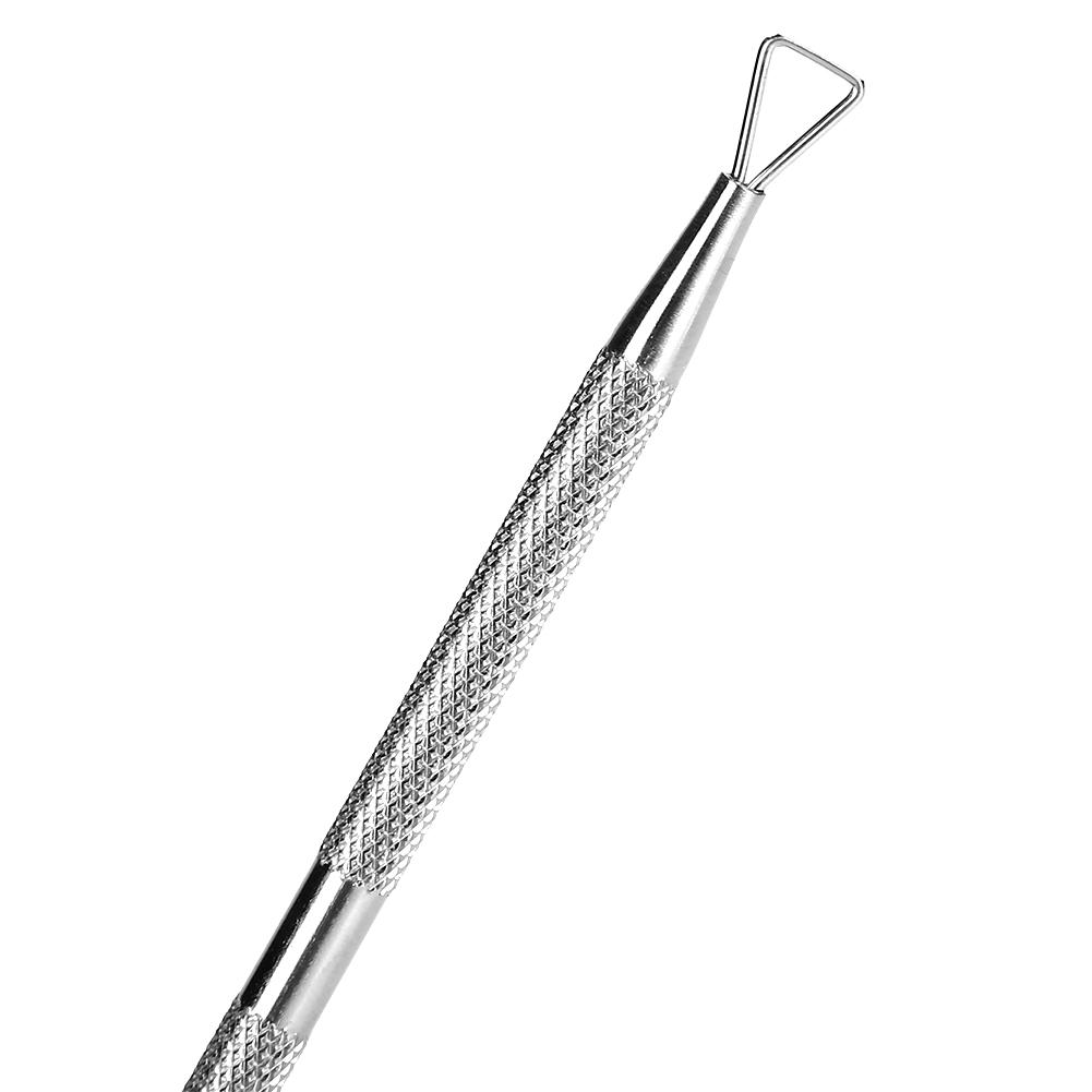 Professsional Stainless Steel Double head Nail Cuticle Pusher Nail Polish Gel Scraper Peeler