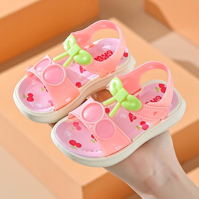 Sommer-Prinzessinnen-Sandalen für Mädchen: Weiche Sohle, Vielseitige Strandschuhe für Kleine und Große Kinder