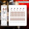 60 Pieces Cutting Nozzle Consumables Parts Professional Air -45 Ct518 -40