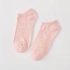 Women's Spring and Summer Leisure Candy Color Solid Color Invisible Light Mouth Cotton Boat Socks