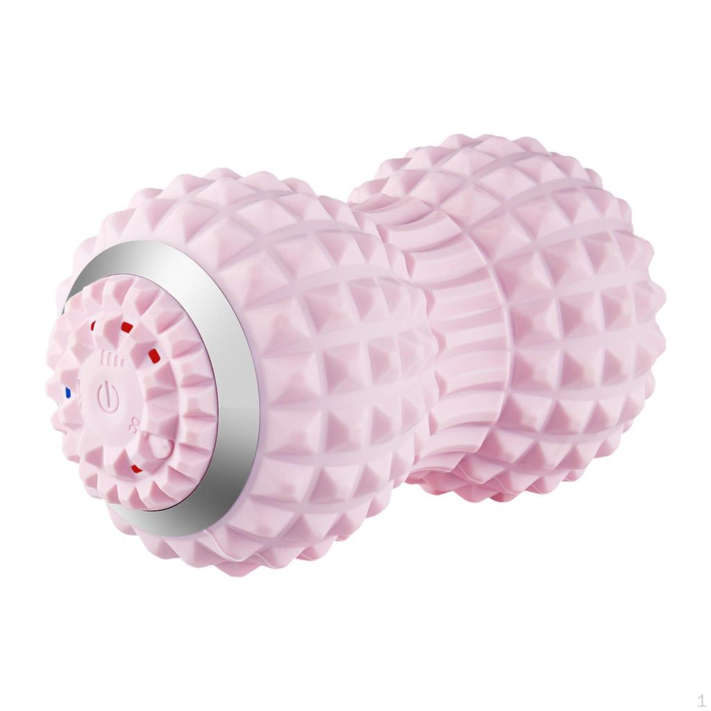 -Massage Ball, Roller for Legs, Buttocks, Feet, with 4 Speeds, Lightweight, Practical, Relaxing,