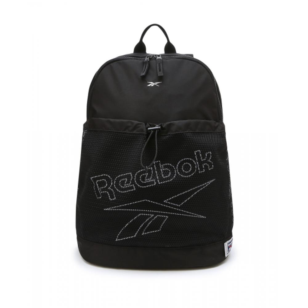 

Рюкзак REEBOK с сетчатым карманом, черный