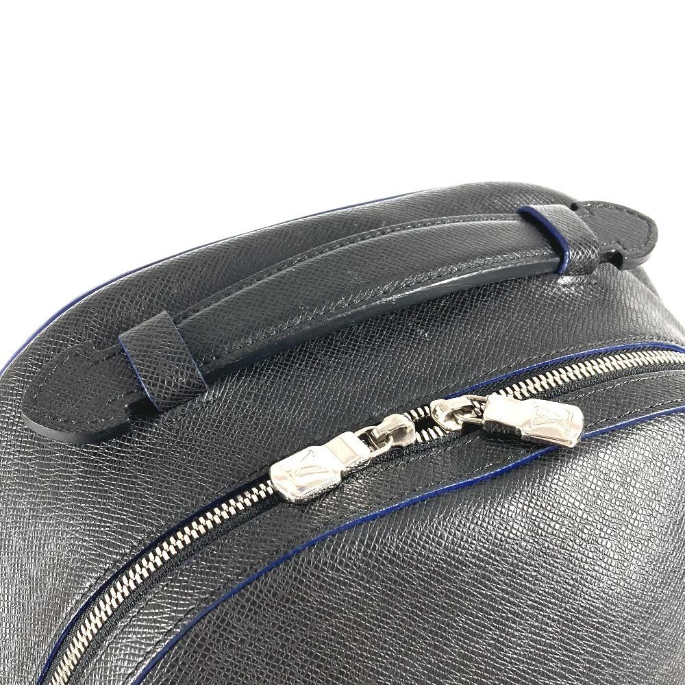 Louis Vuitton M32734 Taiga Anton Bum Bag Bicolor Backpack Black/blue