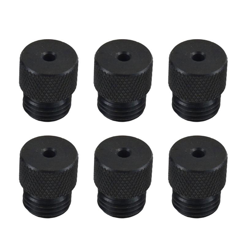 Professional 6Pcs Drill Guide Bushings Sturdy Carbon Steel Rustproof Drill Sleeve For 2mm To 10mm Hole Alignment