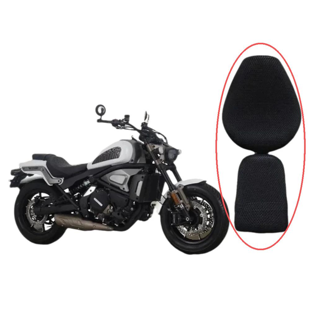 Honeycomb Mesh Motorcycle Seat Cover Sun Proof Breathable Cushion For Qianjiang Flash 600 500s 350 250V Motorcycle Accessories