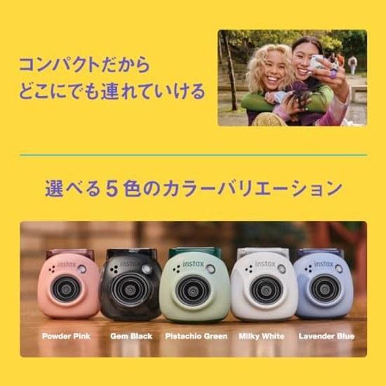 Fujifilm handheld camera Cheki INSTAX Pal lavender blue wide-angle lens multi-format INS
