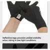 YKYWBIKE Cycling Gloves Full Finger Aerodynamic Road Bike Gloves Shock Absorbing Touch Screen Reflective Bicycle Gloves