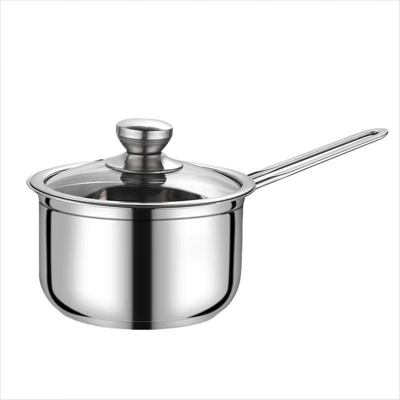 

18cm 304 Stainless Steel Milk Pot with Steamer