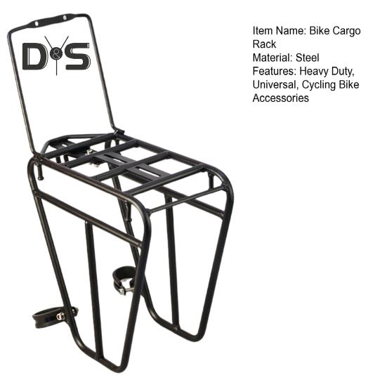 Bagażnik rowerowy, przedni widelec, bagażnik, wytrzymały, stalowy, uniwersalny, górski, szosowy, rowerowy, akcesoria rowerowe
