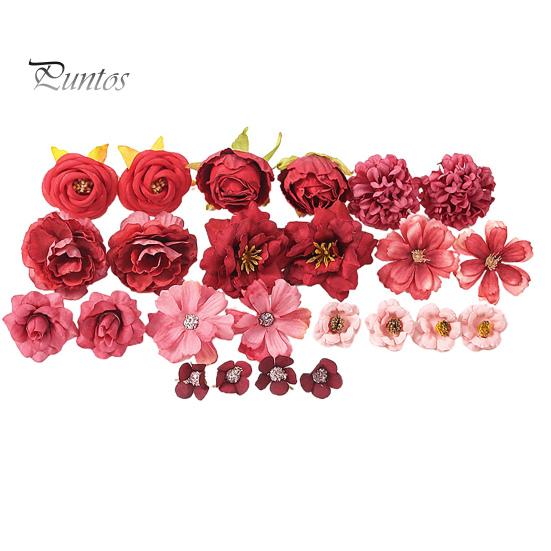 

1 компл., искусственные цветы, выпускная кепка, набор украшений, сделай сам, разные цветочные наклейки, блестящие наклейки с цифрами и буквами красный