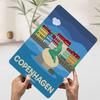 Copenhagen Denmark Travel Printed Poster Customized Wall Art Retro Vintage Metal Tin Signs for Home Decor Coffee Bar Accessories